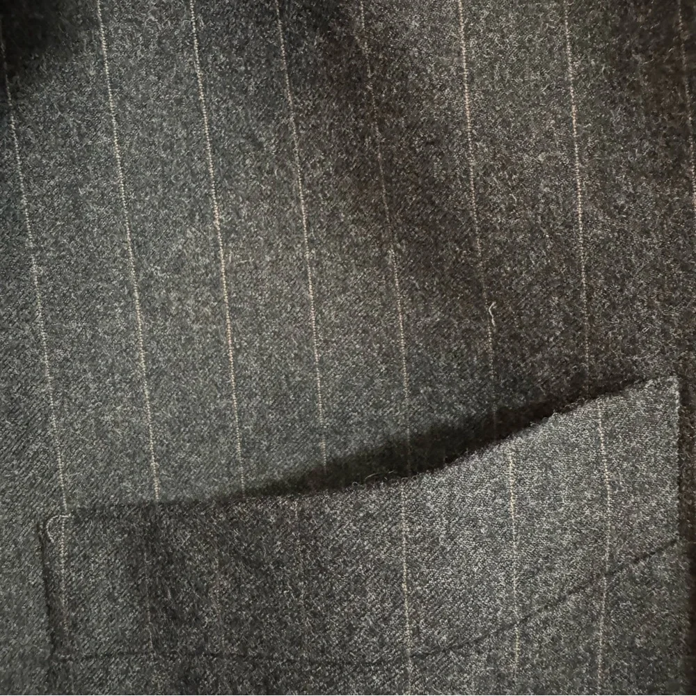 Giorgio Armani‎ Gray Striped Blazer Size 44